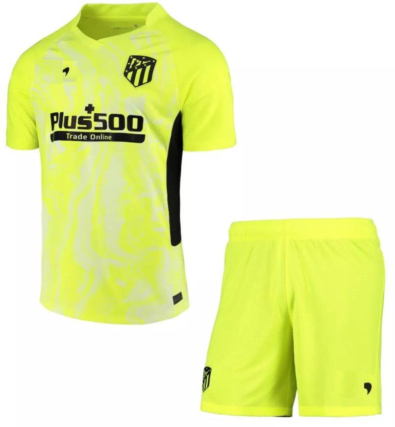 Kit infantil Atletico de Madrid 2020 2021 III Third jogador